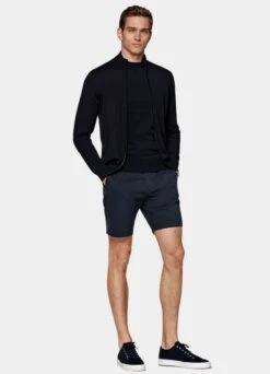 Navy Porto Shorts -Suit Supply B1332 103