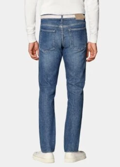 Mid Blue 5 Pocket Jules Jeans 11 Mid Blue 5 Pocket Jules Jeans -Suit Supply B1407 105