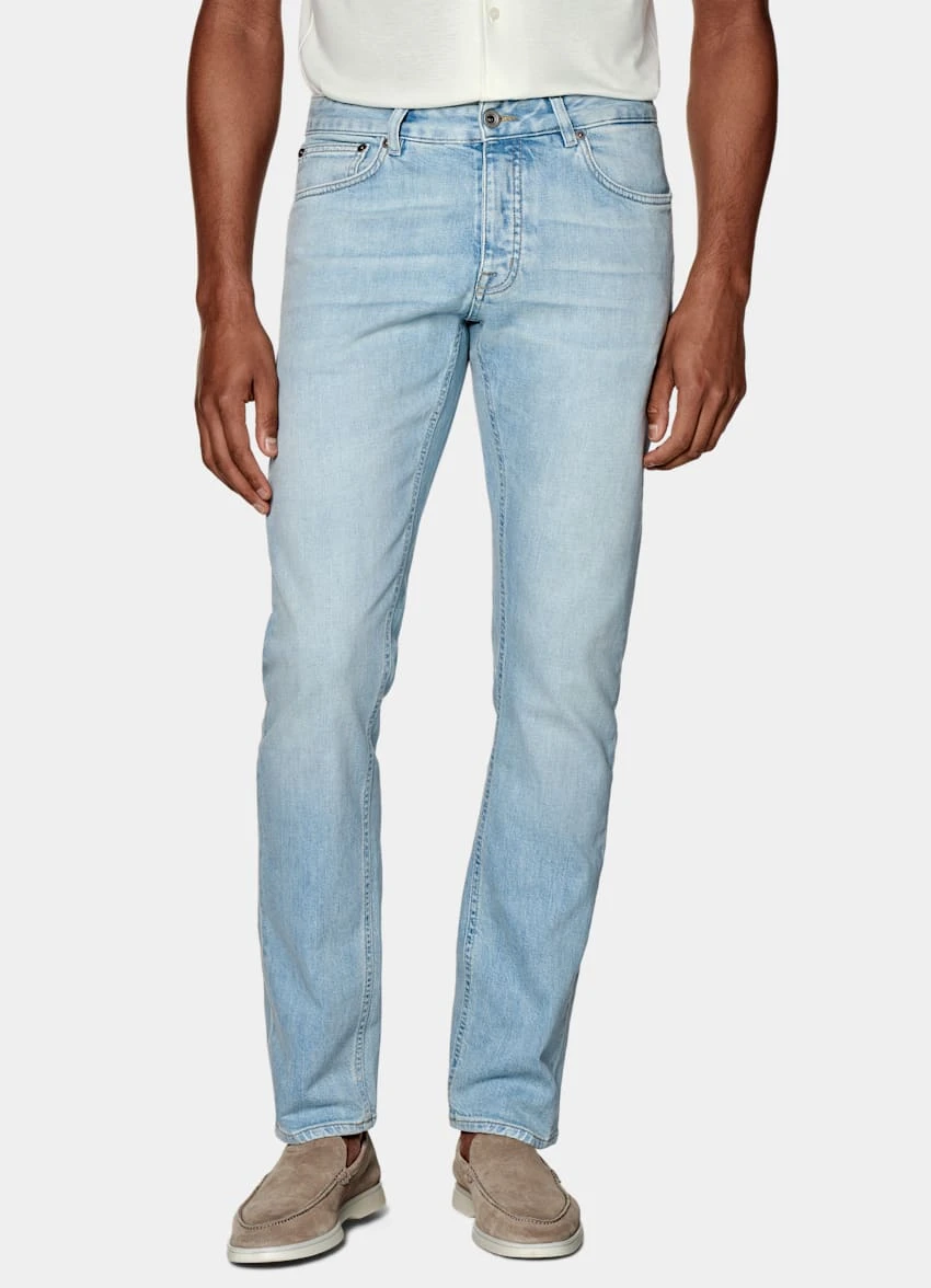 Light Blue 5 Pocket Jules Jeans 2 Light Blue 5 Pocket Jules Jeans - Image 2