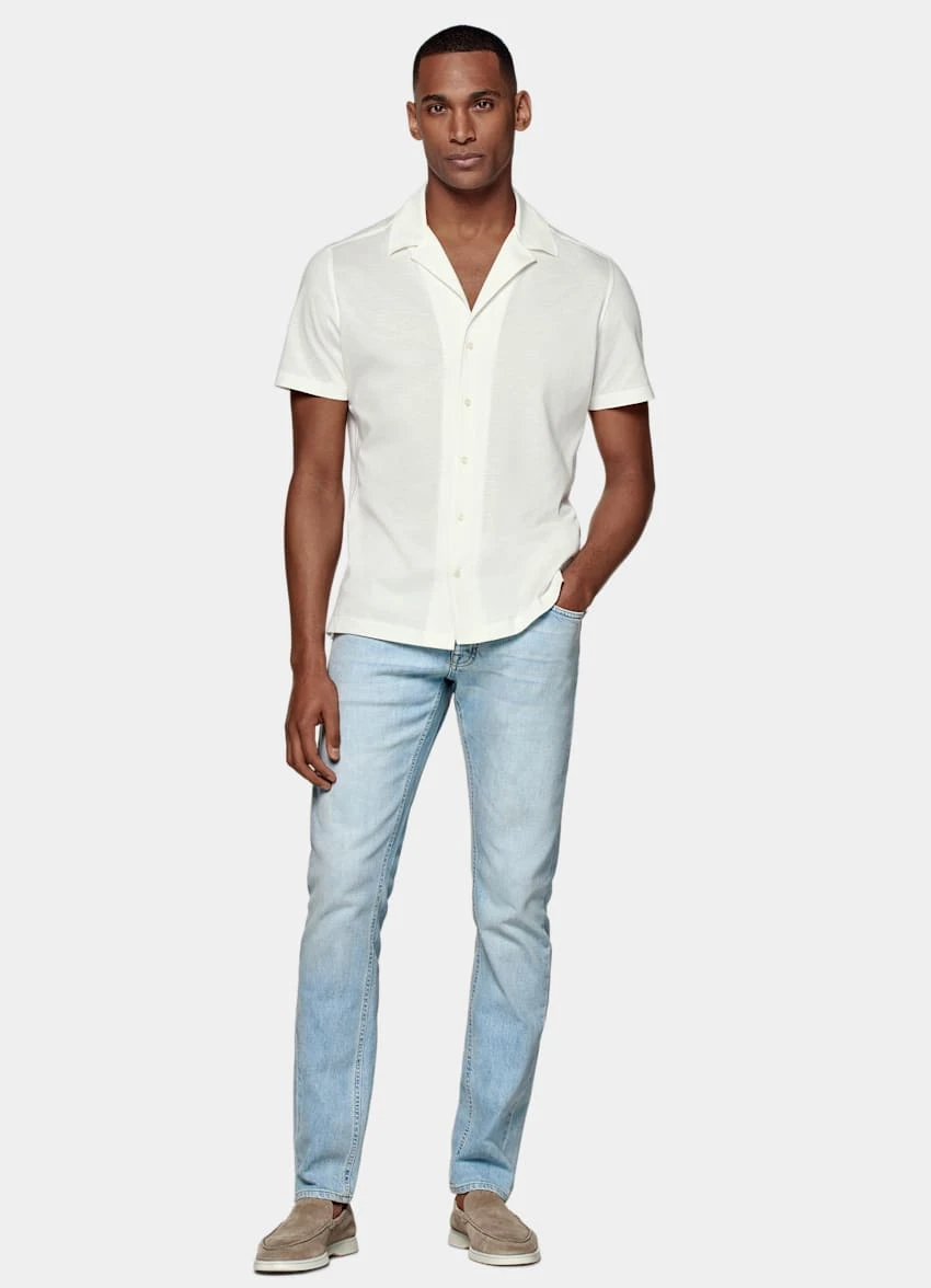 Light Blue 5 Pocket Jules Jeans 3 Light Blue 5 Pocket Jules Jeans - Image 3