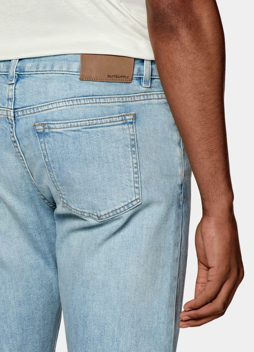 Light Blue 5 Pocket Jules Jeans 4 Light Blue 5 Pocket Jules Jeans - Image 4