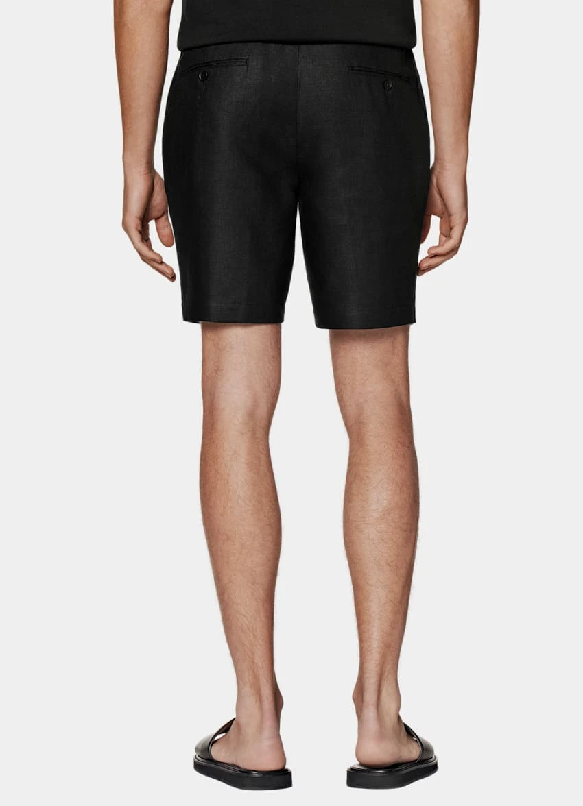 Black Drawstring Ames Shorts 5 Black Drawstring Ames Shorts - Image 5