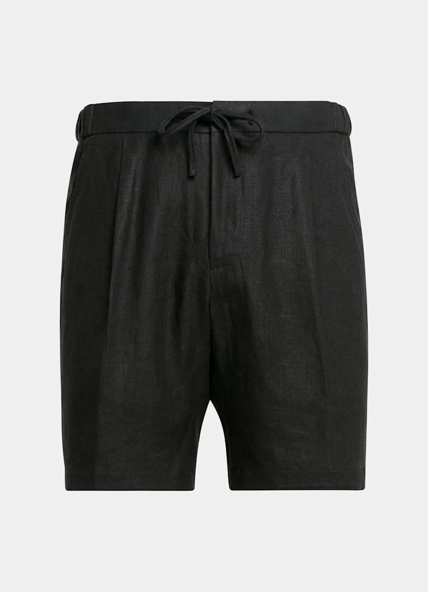 Black Drawstring Ames Shorts 7 Black Drawstring Ames Shorts - Image 7