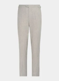 Light Brown Houndstooth Soho Pants 13 Light Brown Houndstooth Soho Pants -Suit Supply B1867 28