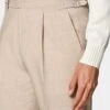 Sand Pleated Vigo Pants