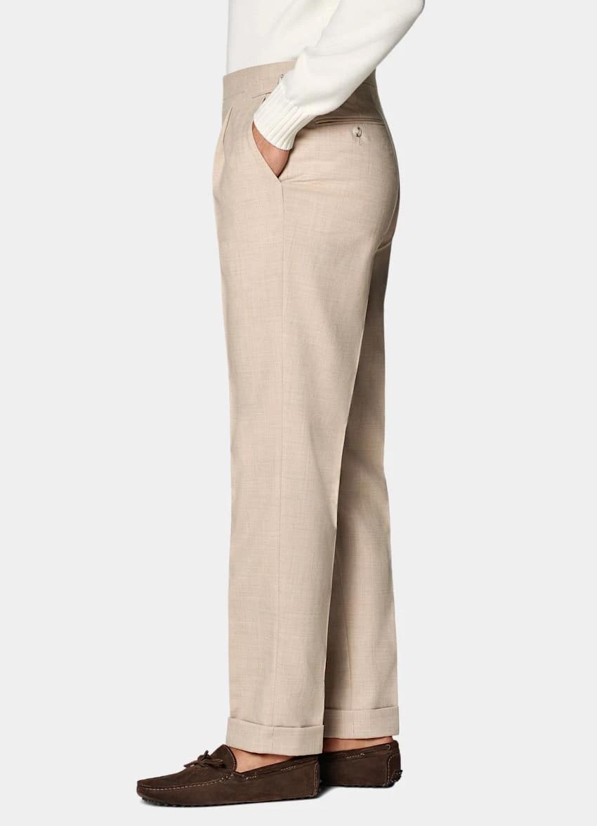 Sand Pleated Vigo Pants 4 Sand Pleated Vigo Pants - Image 4