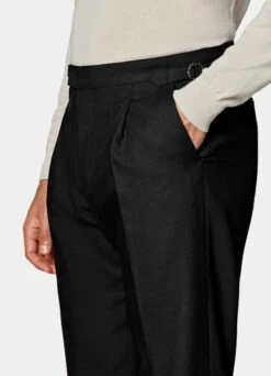 Black Pleated Vigo Pants