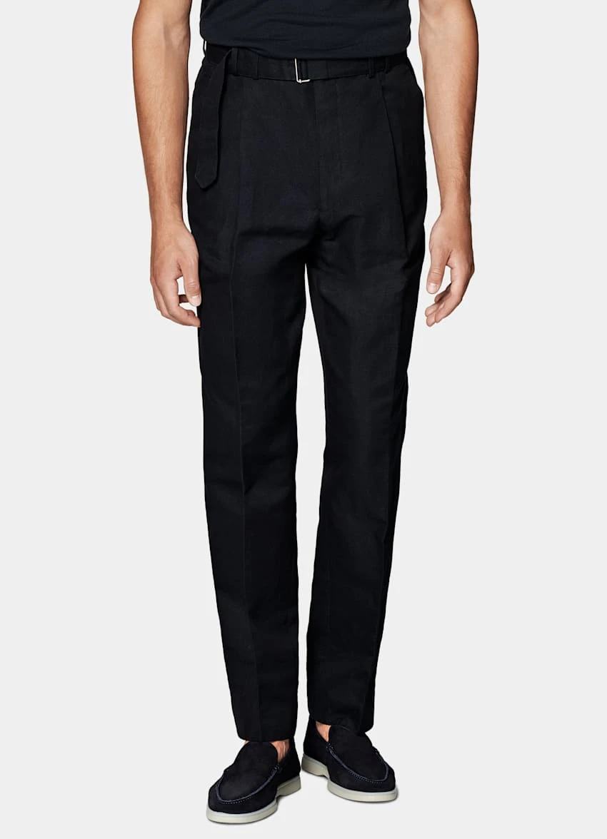 Navy Belted Sortino Pants 2 Navy Belted Sortino Pants - Image 2