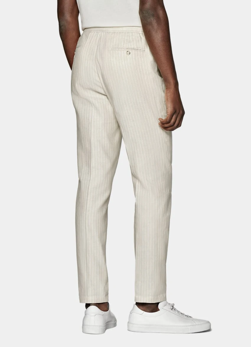 Sand Striped Drawstring Ames Pants 5 Sand Striped Drawstring Ames Pants - Image 5
