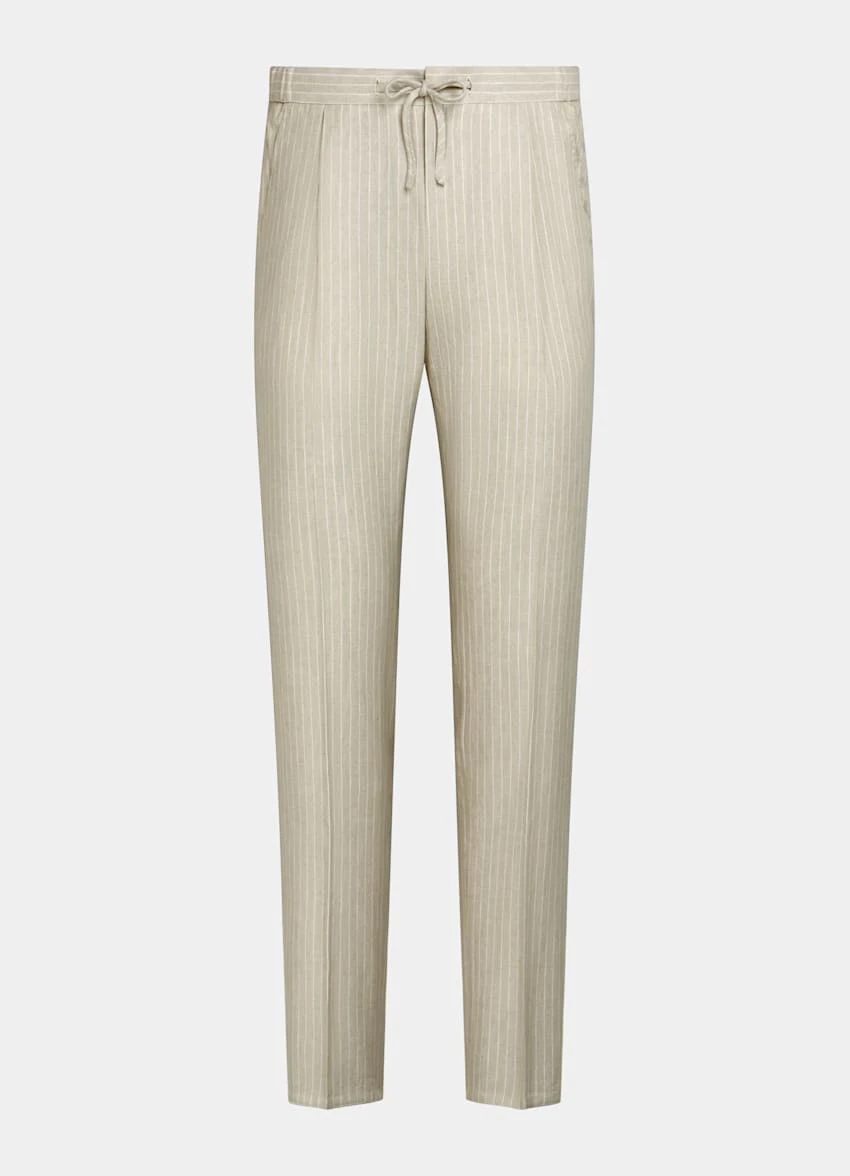 Sand Striped Drawstring Ames Pants 8 Sand Striped Drawstring Ames Pants - Image 8