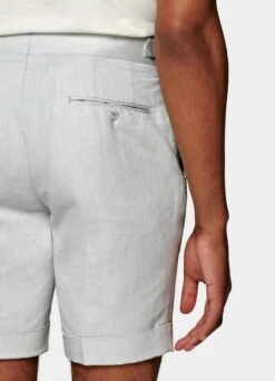 Light Grey Fellini Shorts -Suit Supply B2916 104