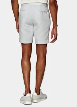 Light Grey Fellini Shorts -Suit Supply B2916 105