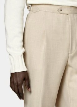 Sand Pleated Duca Pants