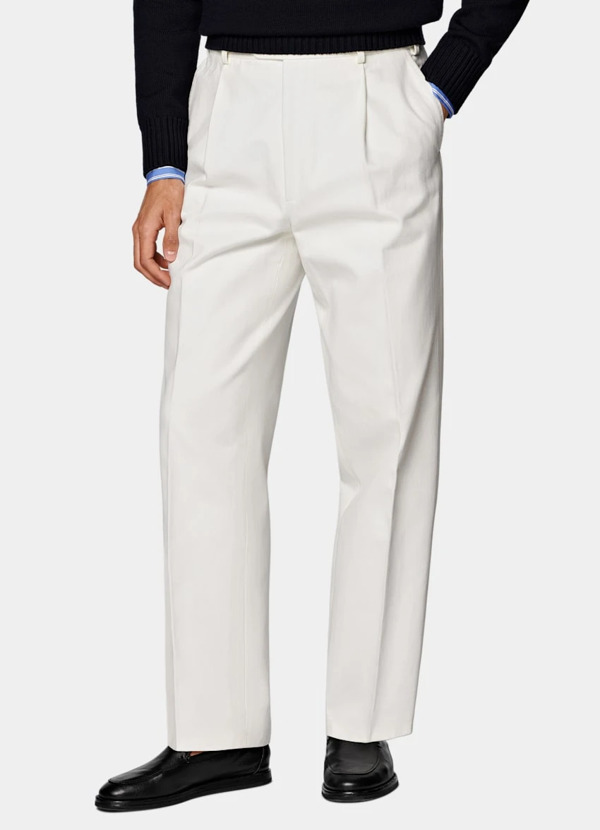 Off-White Pleated Duca Pants 2 Off-White Pleated Duca Pants - Image 2