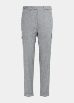 Light Grey Blake Cargo Pants -Suit Supply B3007 28