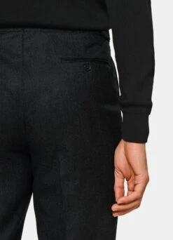 Dark Grey Pleated Vigo Pants 10 Dark Grey Pleated Vigo Pants -Suit Supply B3011 104