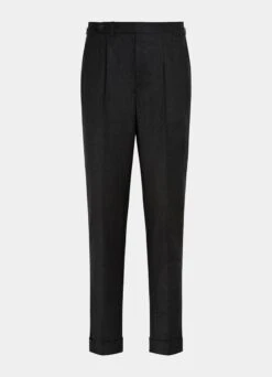 Dark Grey Pleated Vigo Pants 13 Dark Grey Pleated Vigo Pants -Suit Supply B3011 28