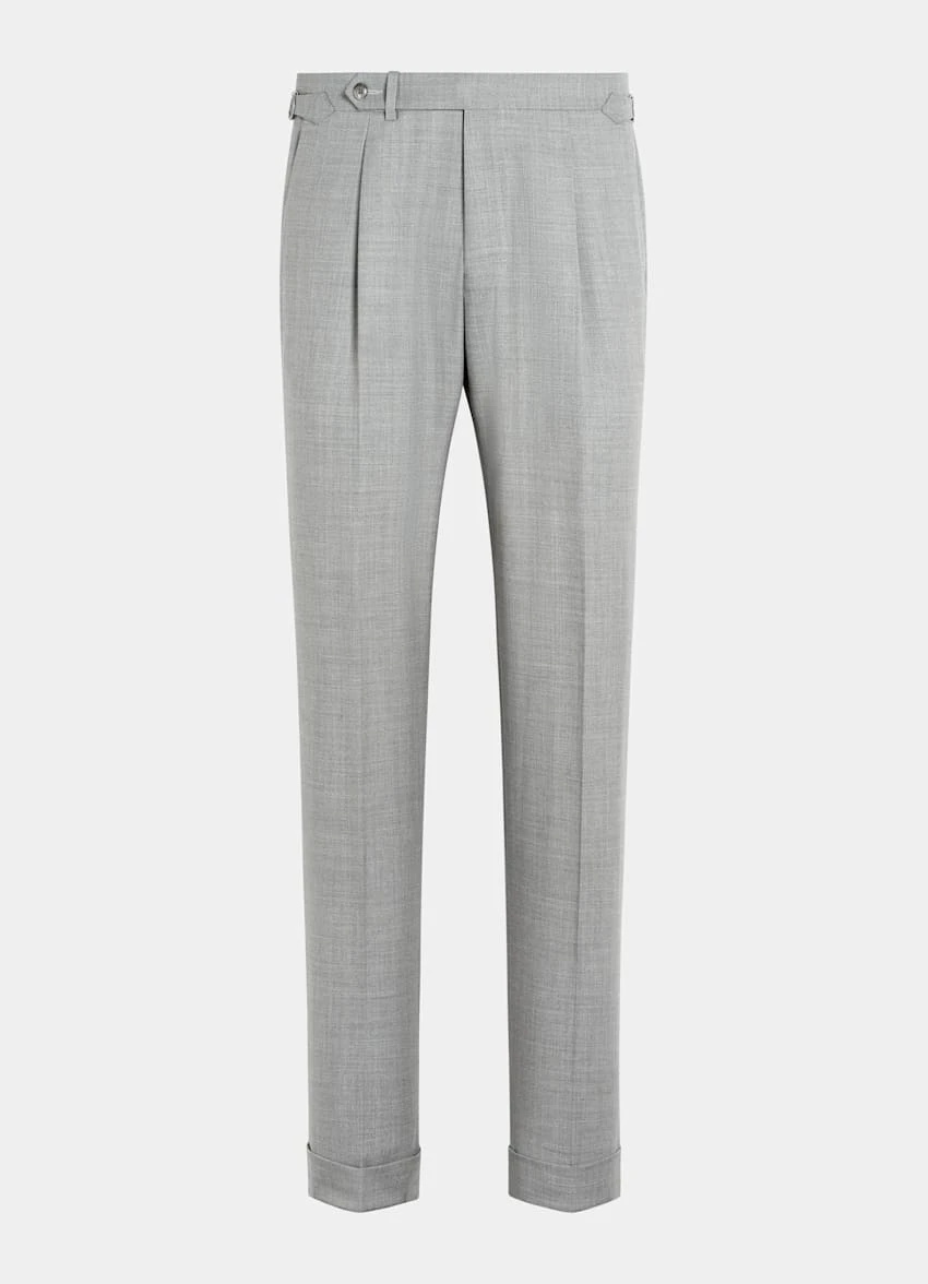 Light Grey Pleated Vigo Pants 7 Light Grey Pleated Vigo Pants - Image 7