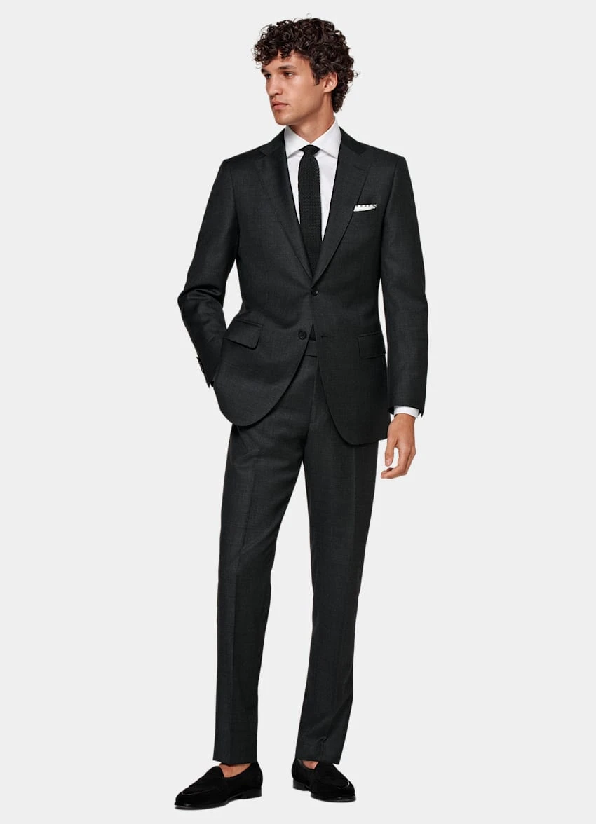 Dark Grey Brescia Suit Pants 3 Dark Grey Brescia Suit Pants - Image 3