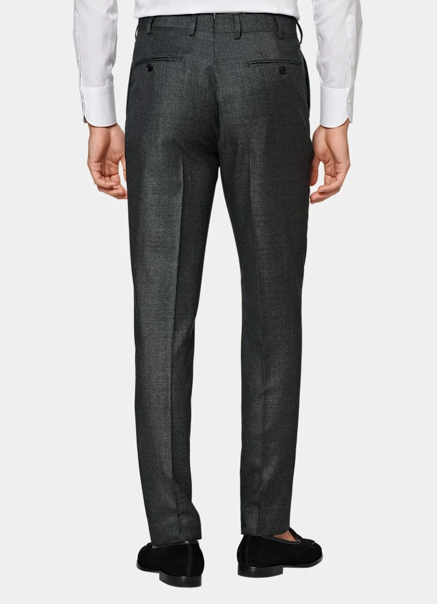 Dark Grey Brescia Suit Pants 4 Dark Grey Brescia Suit Pants - Image 4