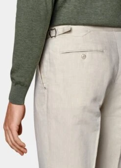Sand Brescia Pants -Suit Supply B3768 124