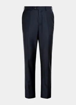 Navy Brescia Suit Pants -Suit Supply B4778E 28