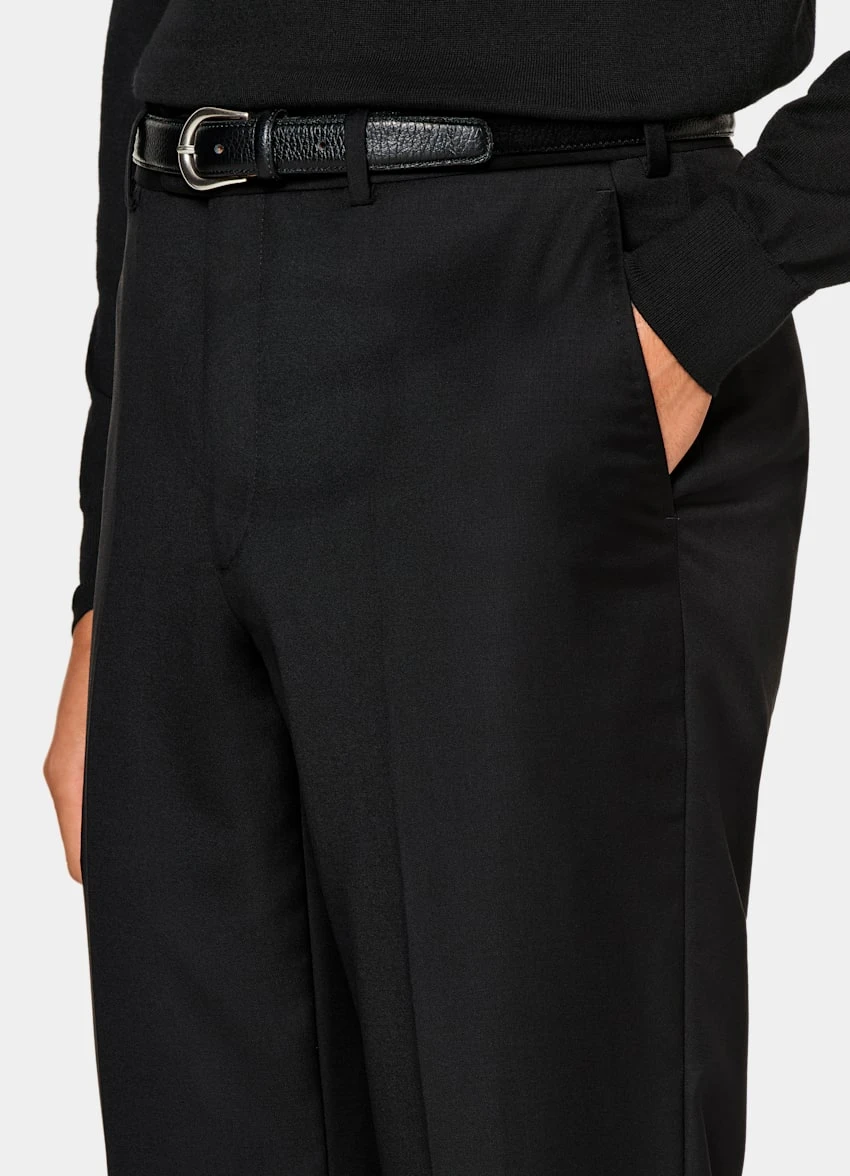 Black Brescia Suit Pants 1 Black Brescia Suit Pants