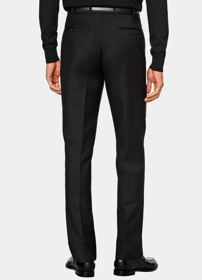 Black Brescia Suit Pants 5 Black Brescia Suit Pants - Image 5