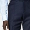 Navy Bird's Eye Brescia Suit Pants
