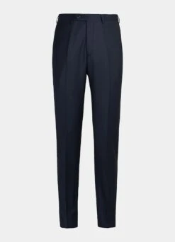 Navy Bird's Eye Brescia Suit Pants 13 Navy Bird's Eye Brescia Suit Pants -Suit Supply B6485 28