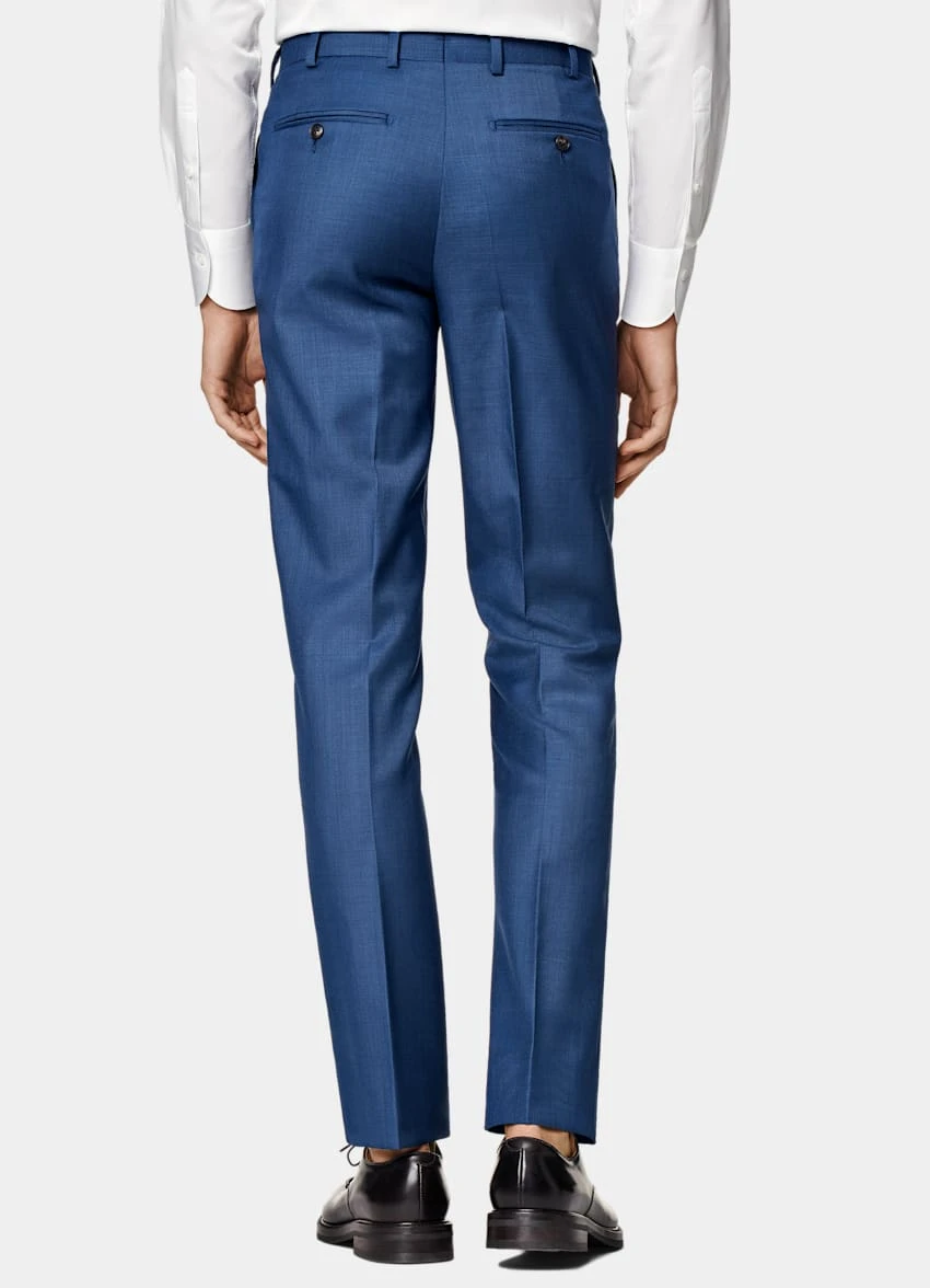 Mid Blue Brescia Suit Pants 5 Mid Blue Brescia Suit Pants - Image 5