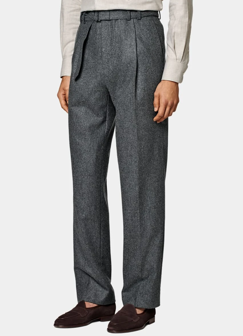 Mid Grey Belted Sortino Pants 2 Mid Grey Belted Sortino Pants - Image 2