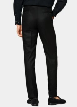 Black Brescia Pants 11 Black Brescia Pants -Suit Supply B6703 105