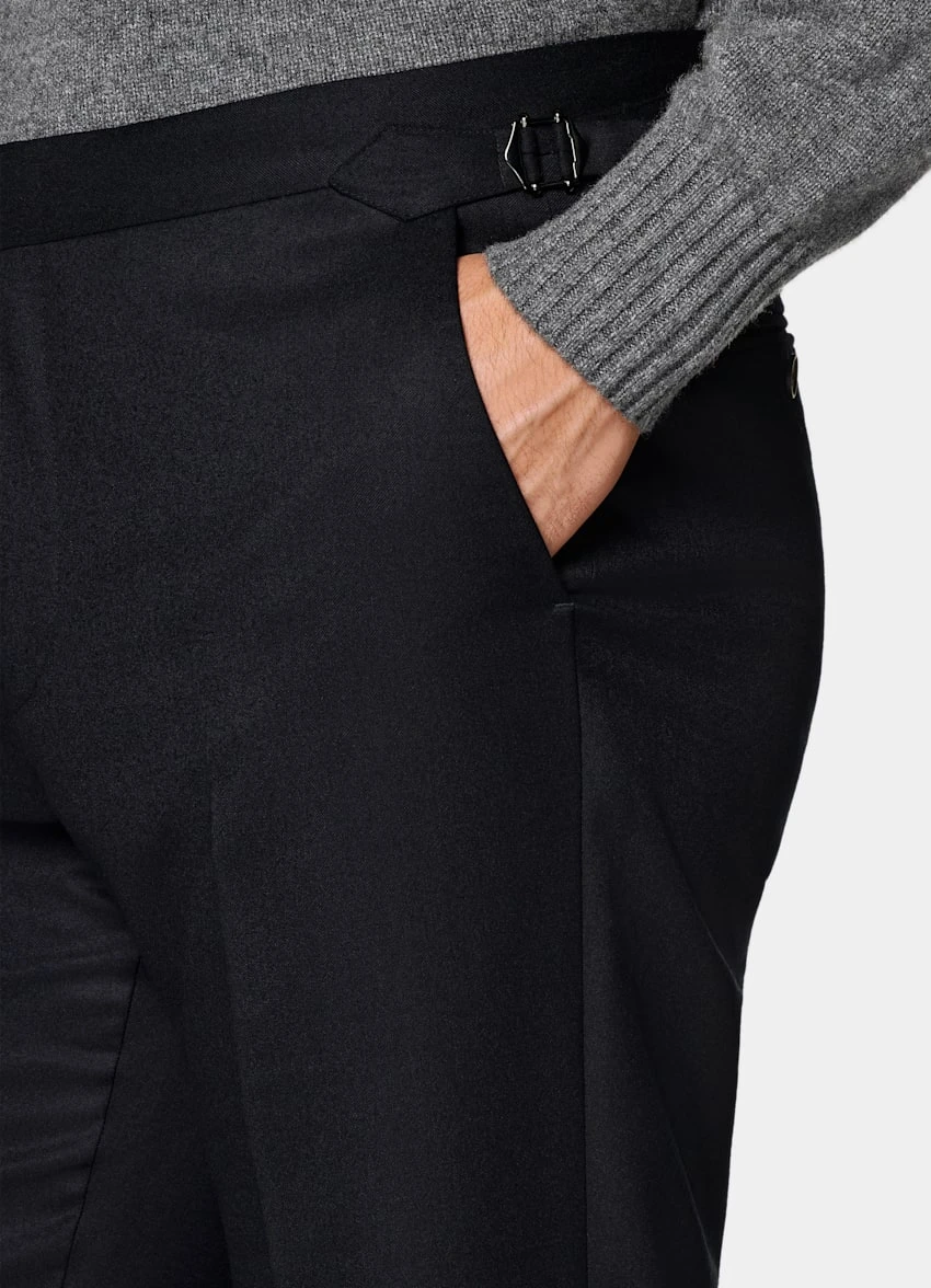 Navy Brescia Pants 1 Navy Brescia Pants