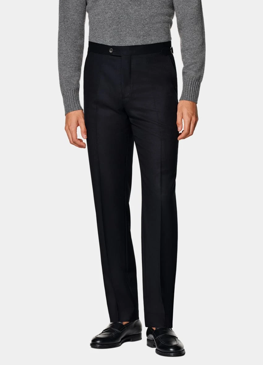 Navy Brescia Pants 2 Navy Brescia Pants - Image 2