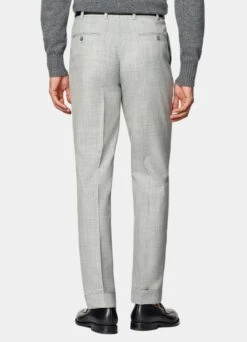 Light Grey Soho Suit Pants 11 Light Grey Soho Suit Pants -Suit Supply B7040 105