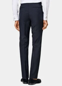 Navy Brescia Tuxedo Pants -Suit Supply B7353 105