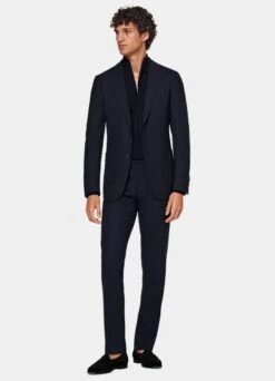 Navy Soho Pants -Suit Supply B7760 103
