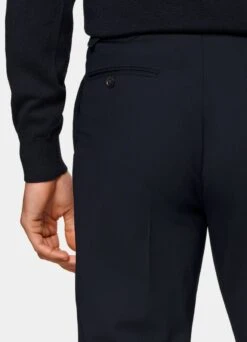 Navy Soho Pants -Suit Supply B7760 104