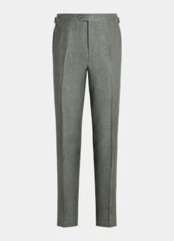 Mid Green Brescia Pants 13 Mid Green Brescia Pants -Suit Supply B8422 28