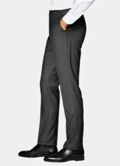 Dark Grey Bird's Eye Brescia Suit Pants -Suit Supply B8444 104
