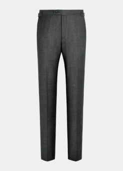 Dark Grey Bird's Eye Brescia Suit Pants -Suit Supply B8444 28