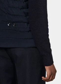 Navy Down Vest 11 Navy Down Vest -Suit Supply BW180 103