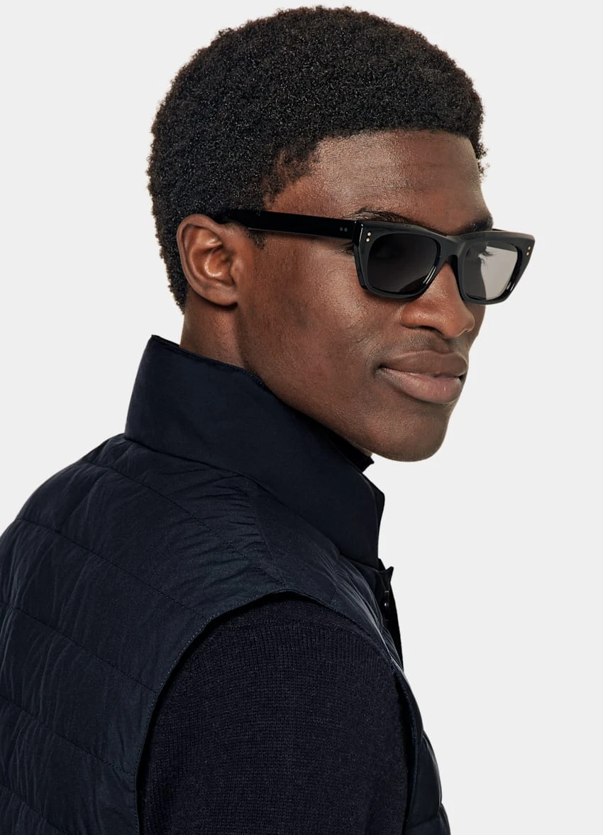 Navy Down Vest 6 Navy Down Vest - Image 6