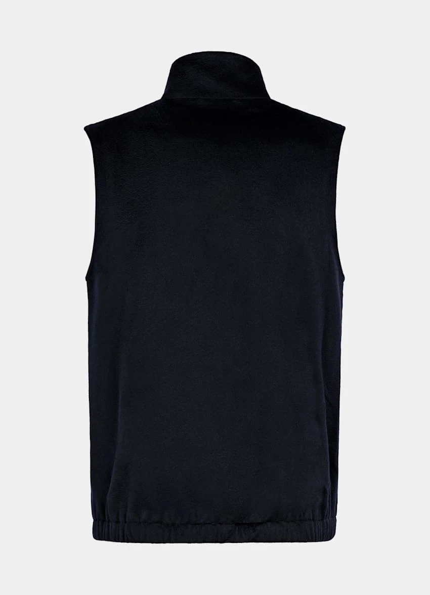 Navy Zip Vest 9 Navy Zip Vest - Image 9