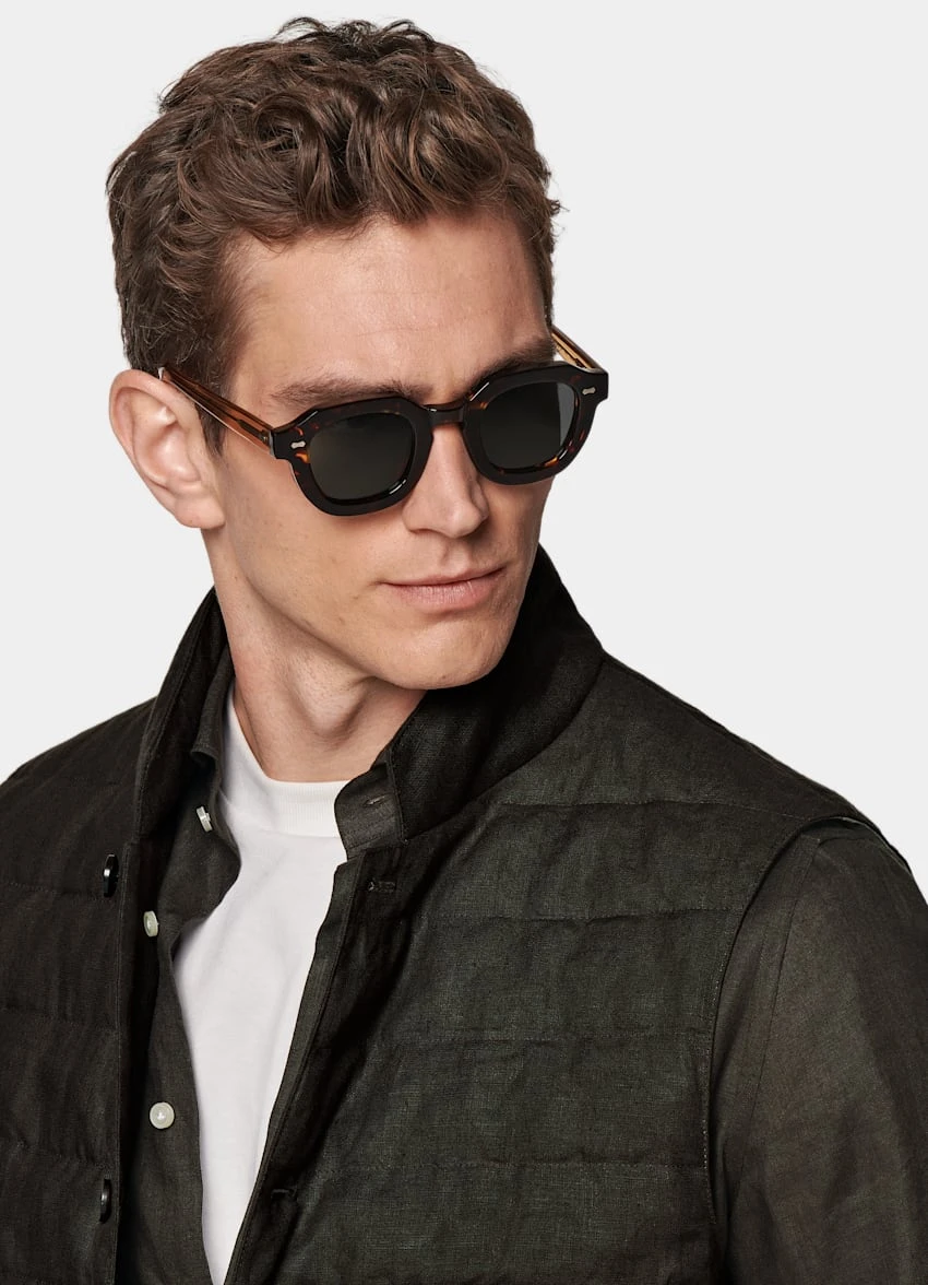 Dark Brown Down Vest 1 Dark Brown Down Vest