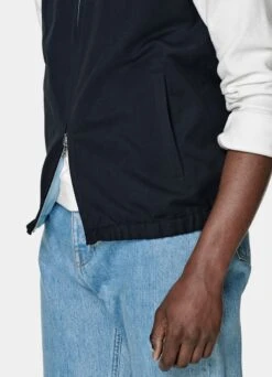 Navy & Light Blue Reversible Vest 11 Navy & Light Blue Reversible Vest -Suit Supply BW301 123