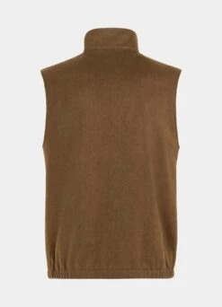 Mid Brown Zip Vest 15 Mid Brown Zip Vest -Suit Supply BW304 26