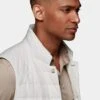 White Down Vest