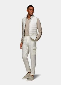 White Down Vest -Suit Supply BW803 104